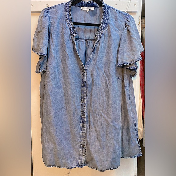 Jane + Delancey Blouse🩵💙 - Picture 2 of 6